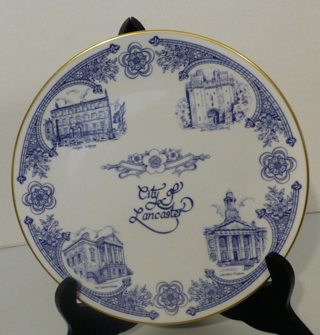 City of Lancaster England Souvenir Plate by Caverswall China