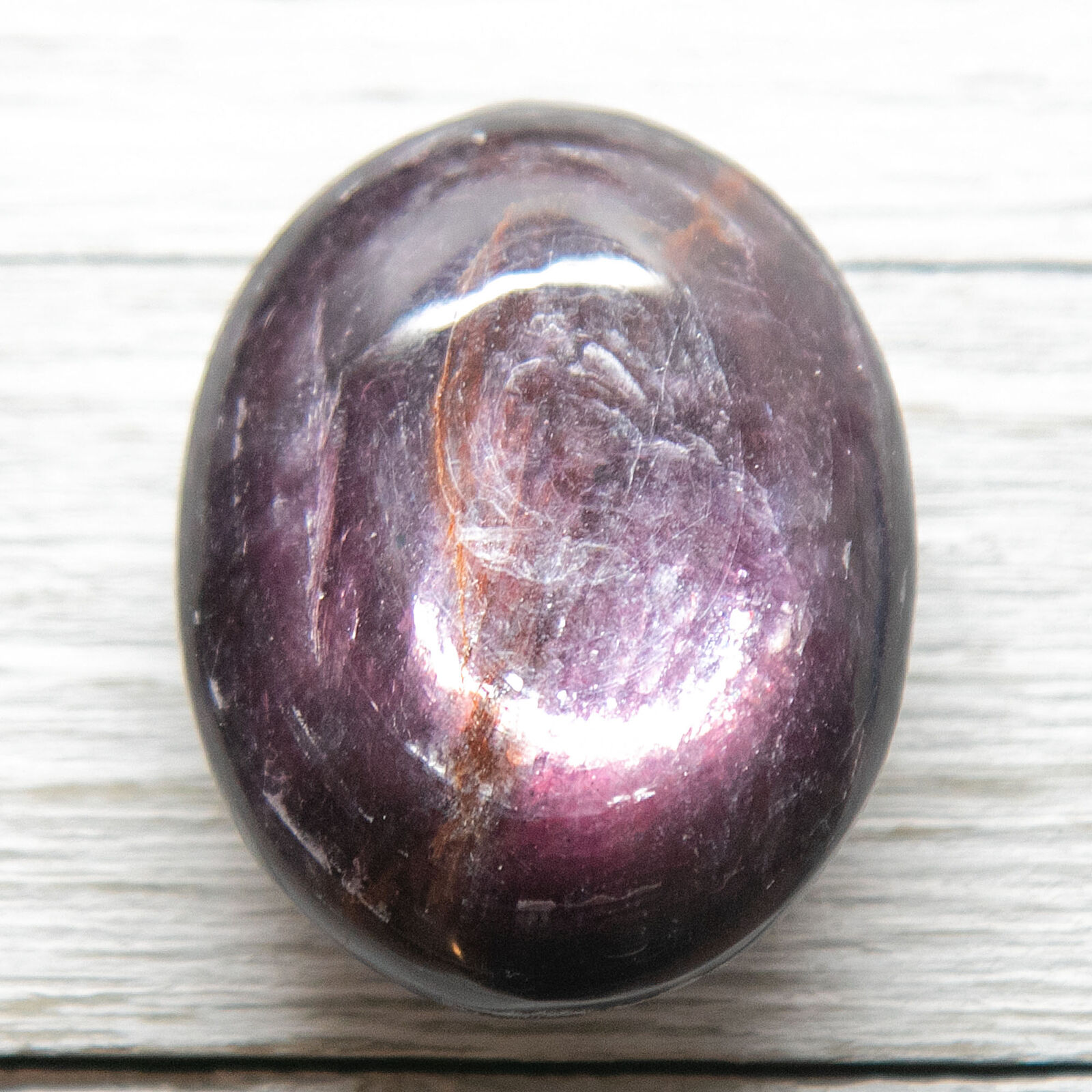 Gem Lepidolite Palm Stone, HQ Purple Mica Palmstone Tumble Crystal #GLPS404