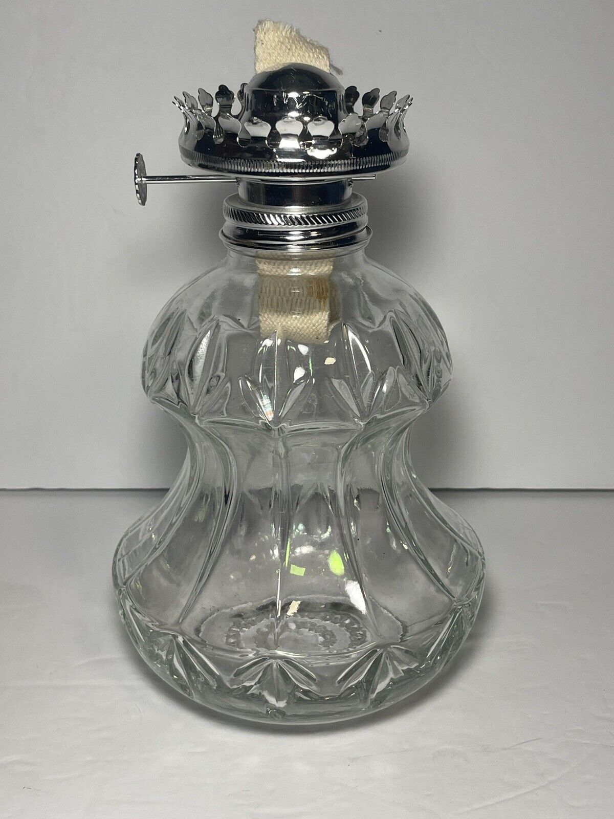 Lamplight Farms Glass Oil Lamp - Beautiful - Austria