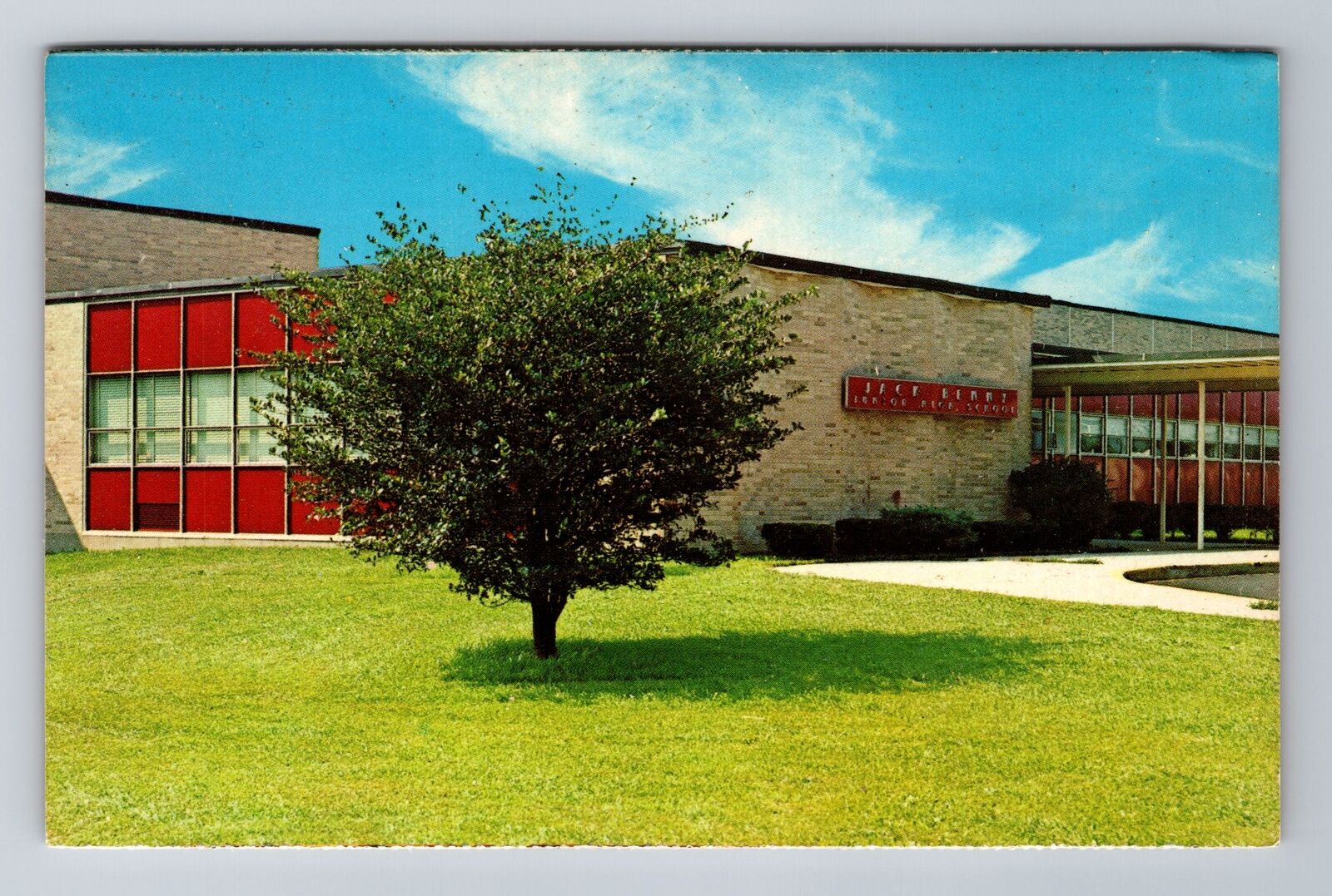 Waukegan IL- Illinois, Jack Benny Junior High School, Antique, Vintage Postcard