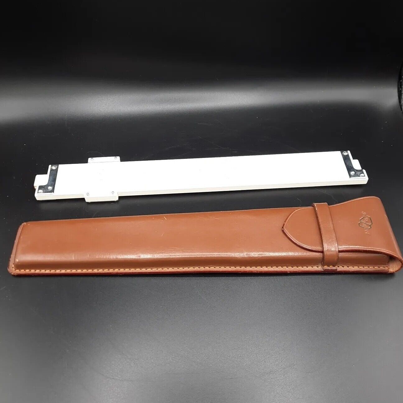 Sans and Streiffe 311 Slide Ruler Leather Case
