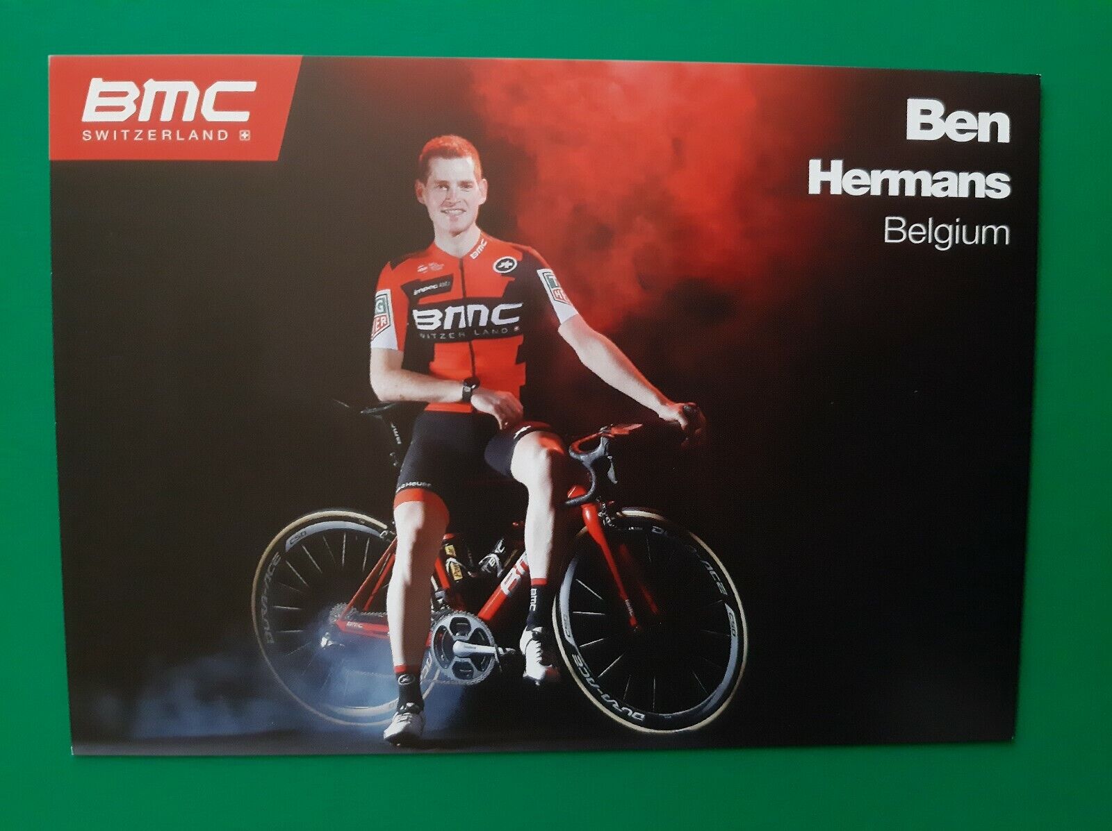 2017 BEN HERMANS BMC Team CYCLING Cycling Card
