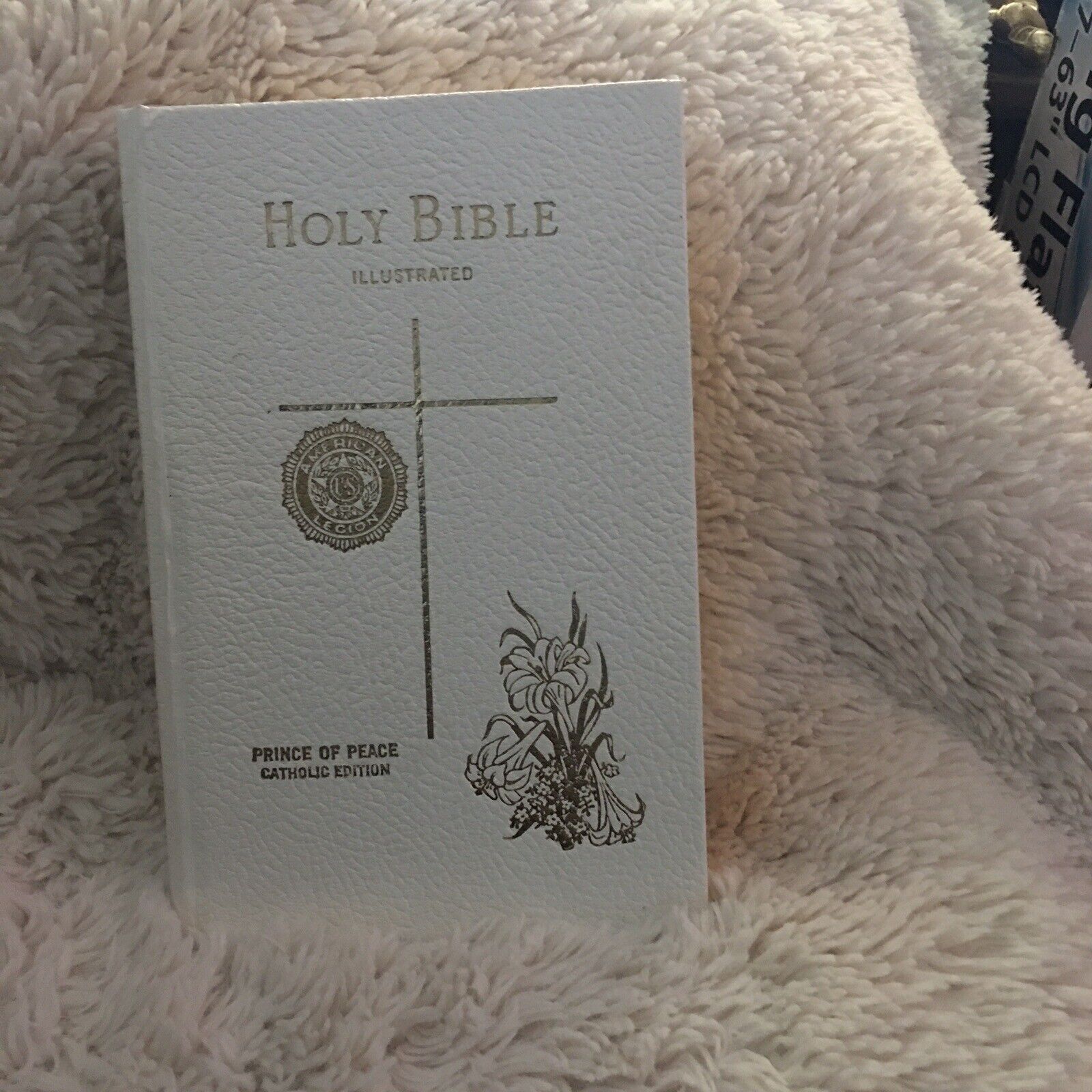 Vtg Holy Bible Illustrated Prince of Peace Catholic Edition 1976 New American