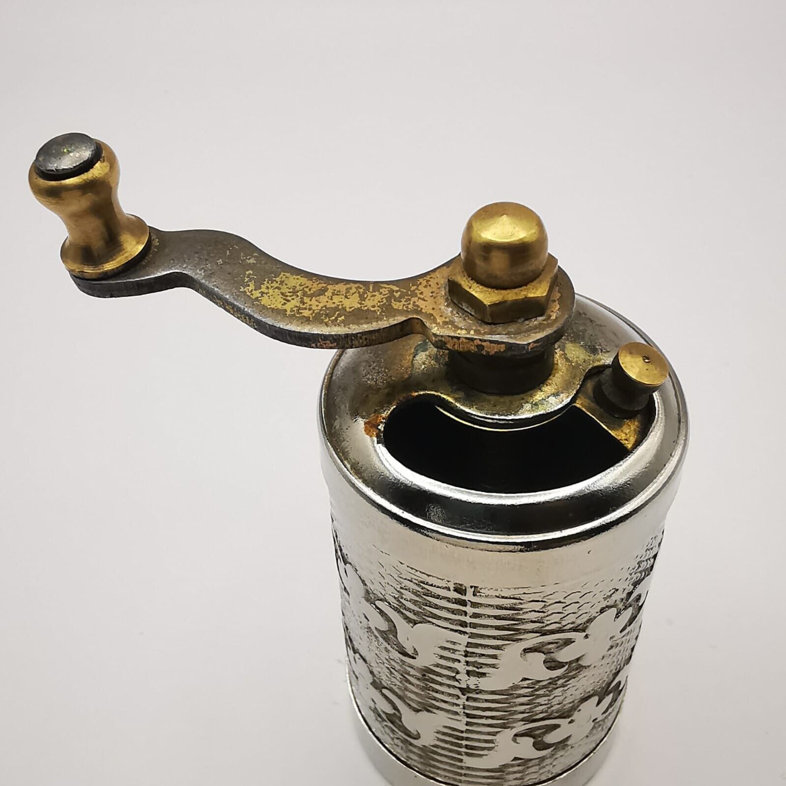 Mill Pepper Copper Vintage Handmade Stunning Sleek Rare Metal Brass, 163 g
