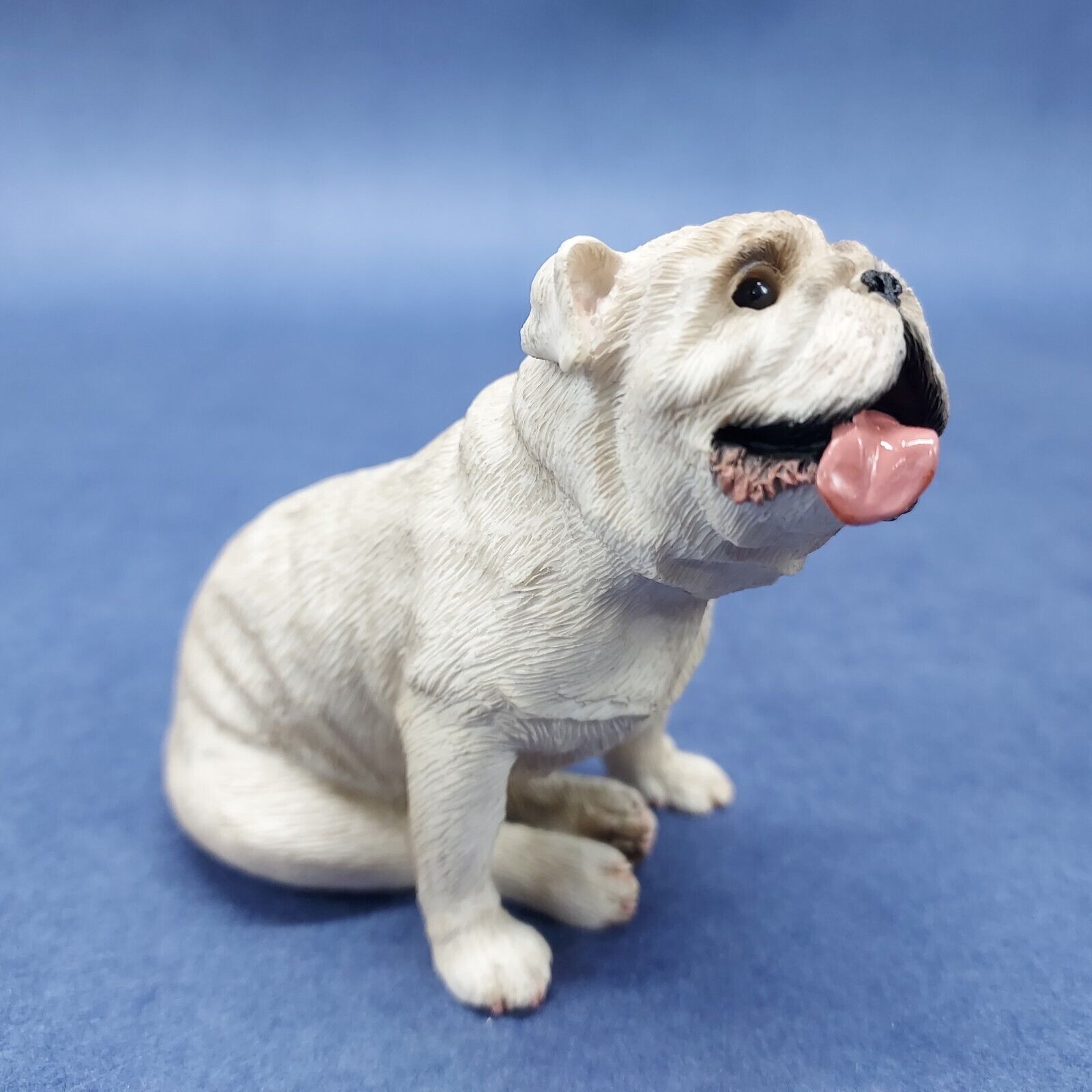 Sandicast White Bulldog Small Dog Figurine Canine Collection SS02202