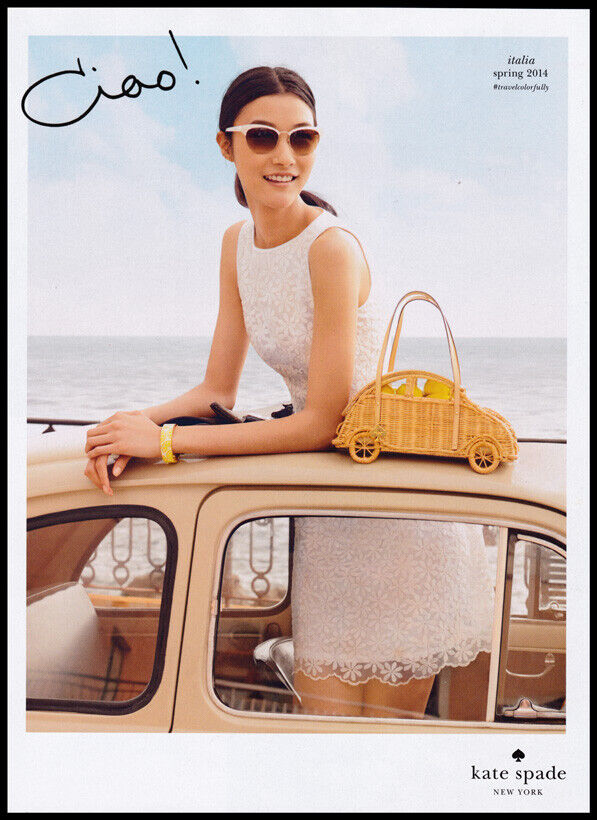 Ji Hye Park 1-page clipping 2014 ad for Kate Spade