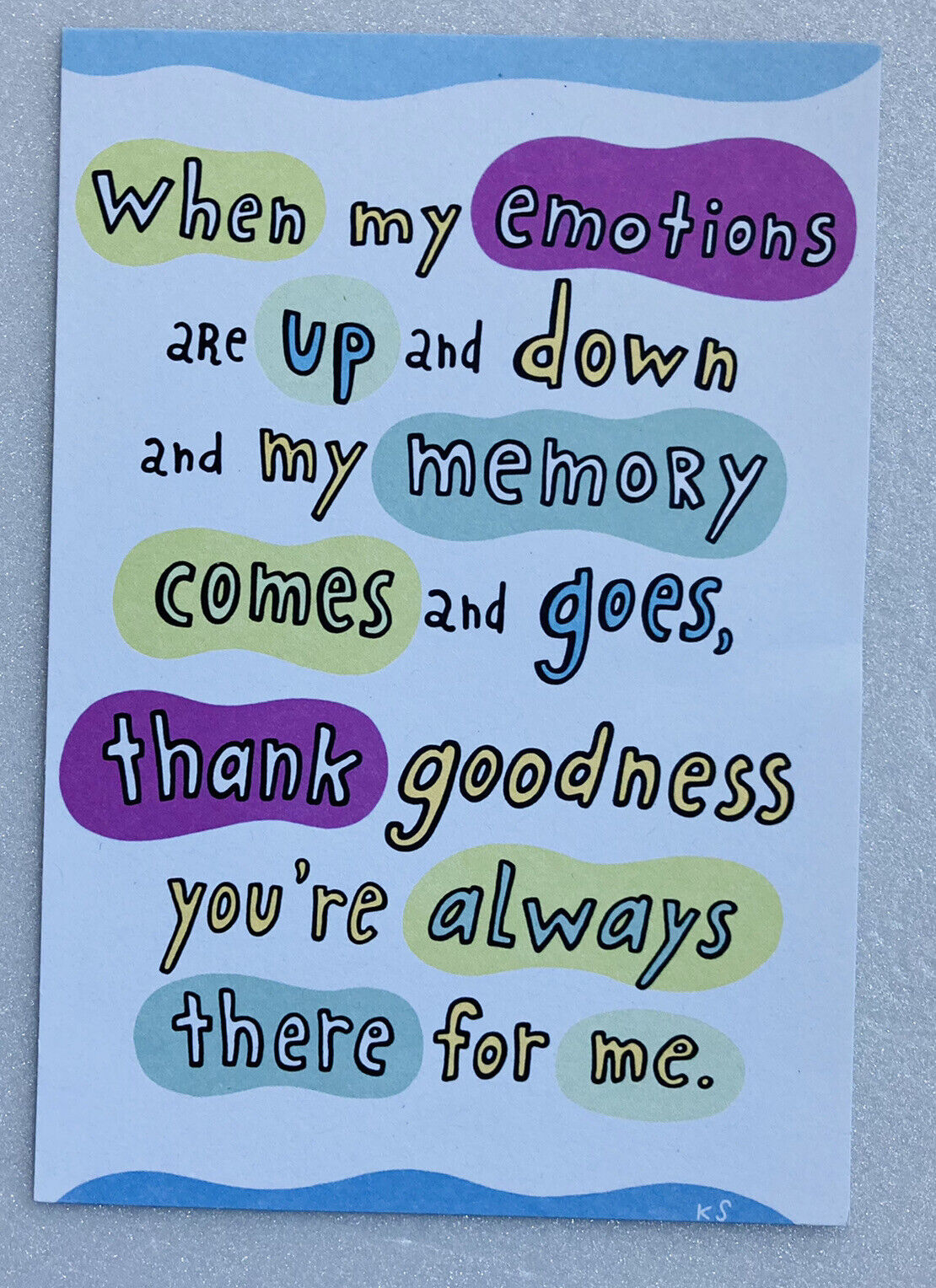 VTG Hallmark Shoebox Anniversary Card “Thank Goodness You’re Always There” P1