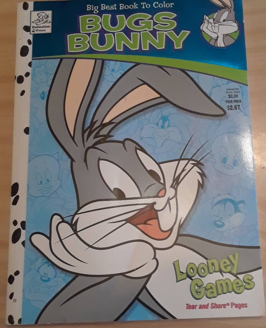 Bugs Bunny Color Book 2002 New  Dalmation Press