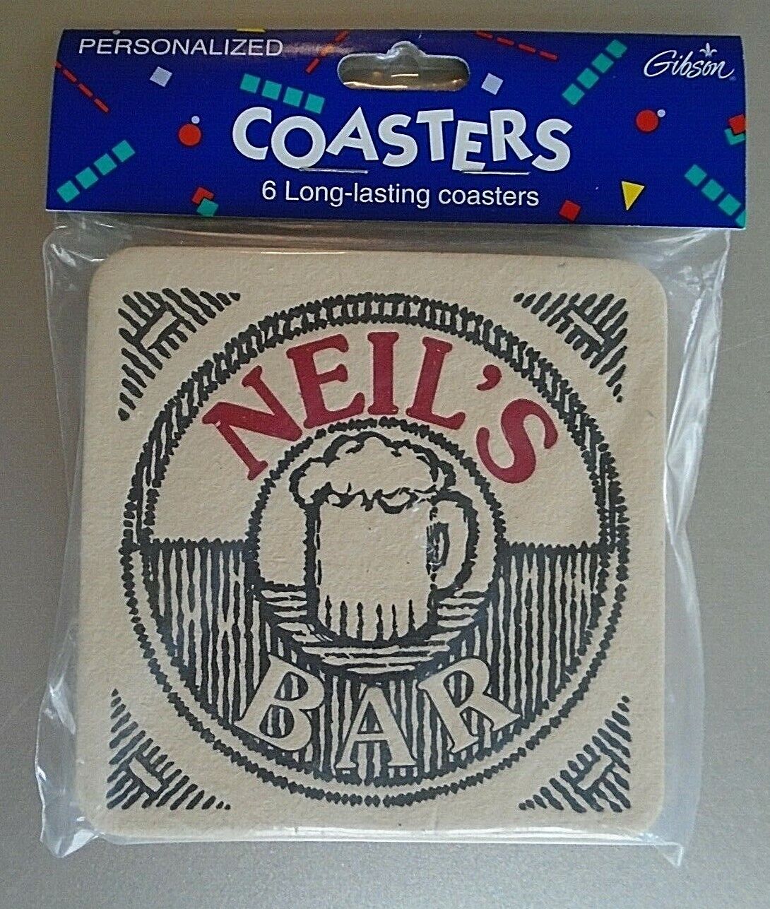 Vintage Neil\'s Bar Coasters 4\