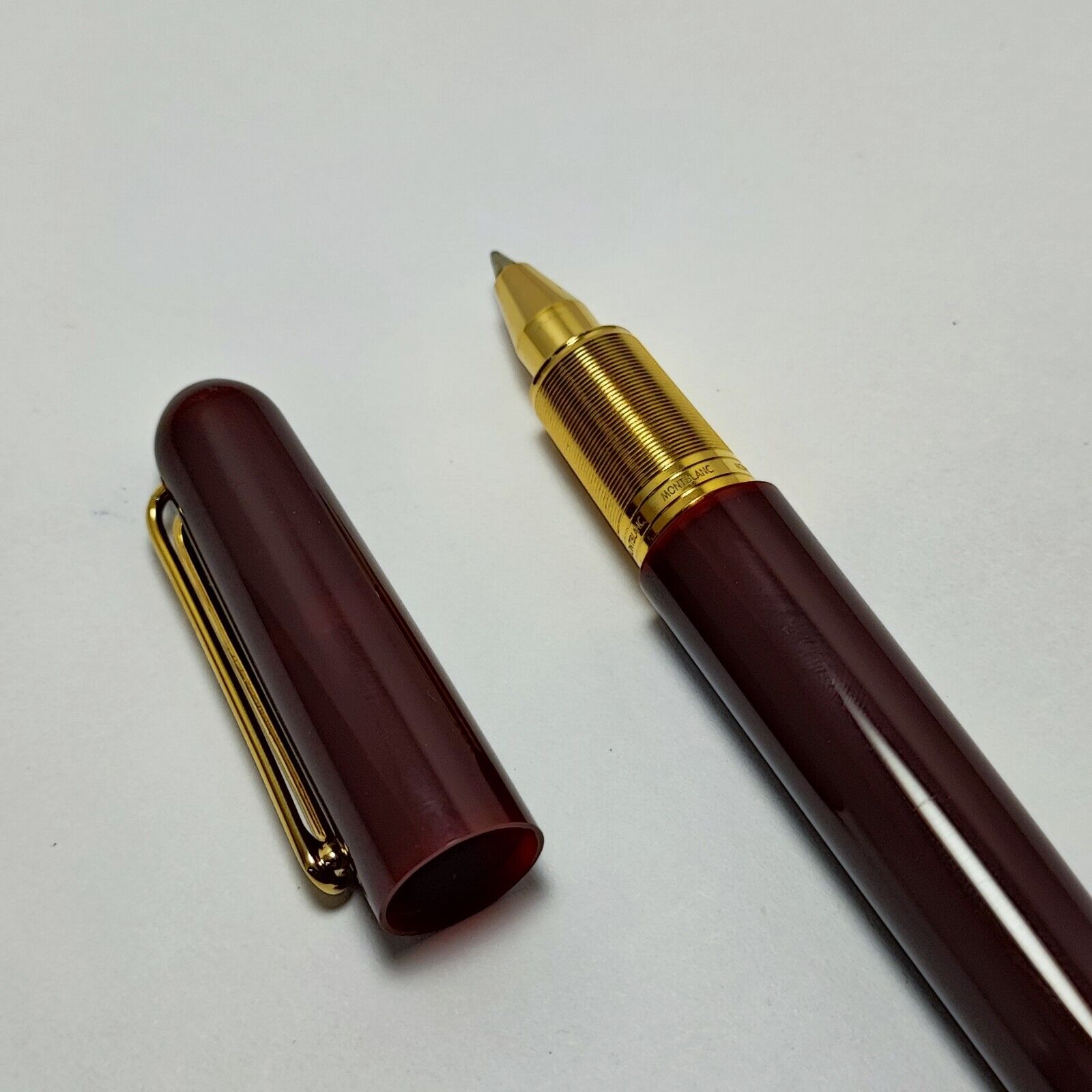 Montblanc M Series Brown Pen Magnetic Cap Ballpoint Pen | Black Ink | Used