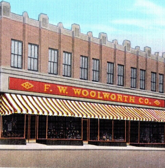 F.W. Woolworth Company Postcard Vintage Gloucester Massachusetts
