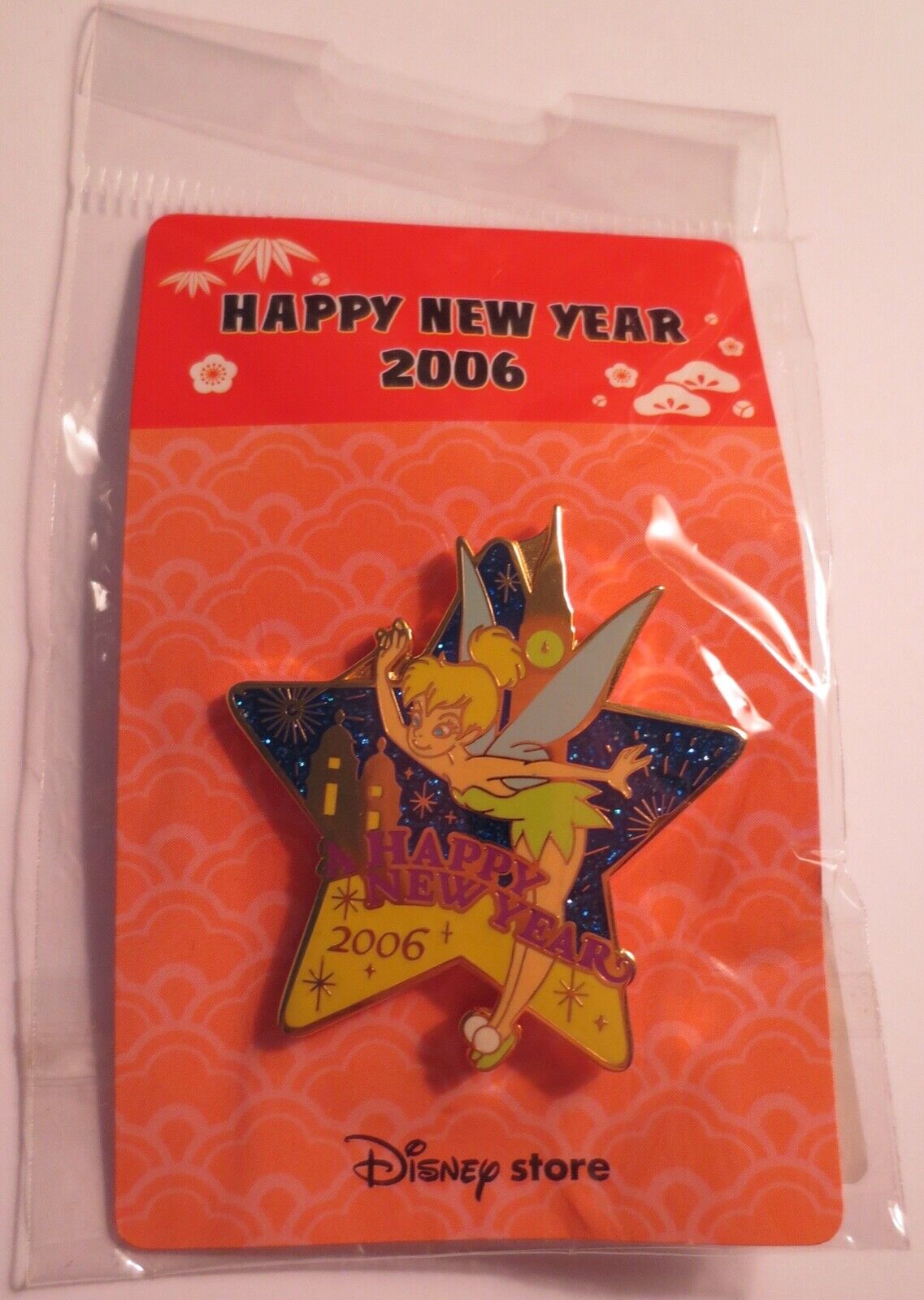 New JDS Happy New Year 2006 Tinker Bell from Disney\'s Peter Pan LE Pin #43334