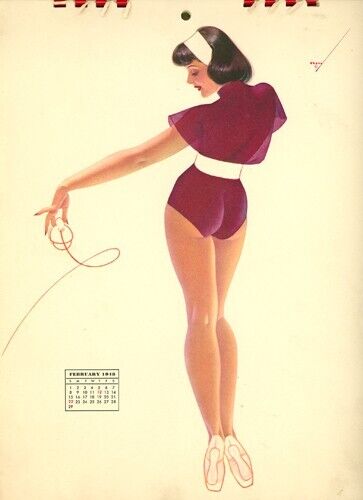 George Petty 1946 Complete Calendar no sleeve
