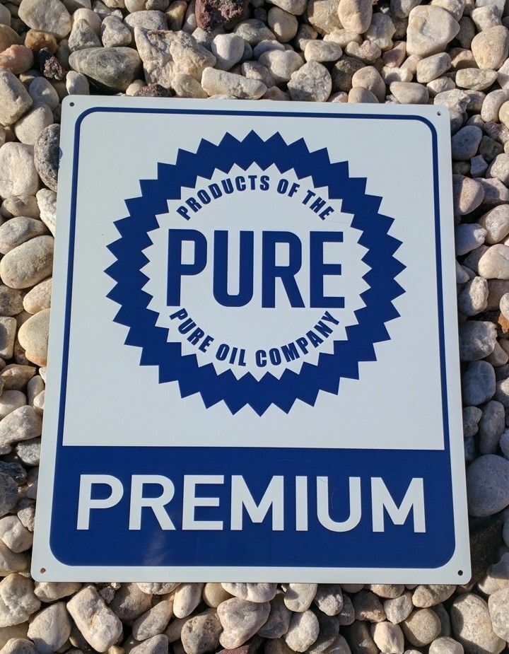 Products of the Pure Oil Company Advertising Premium Metal Sign 10x12 50154