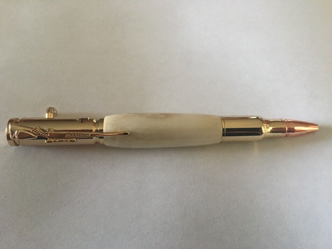 Unique Hunters' Gift (Custom one of a kind Pen) 24K gold finish