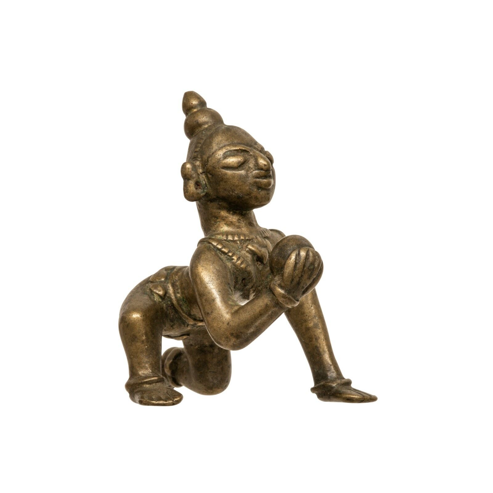 A South Indian Copper Alloy Sculpture Of Balakrishna 19th Century