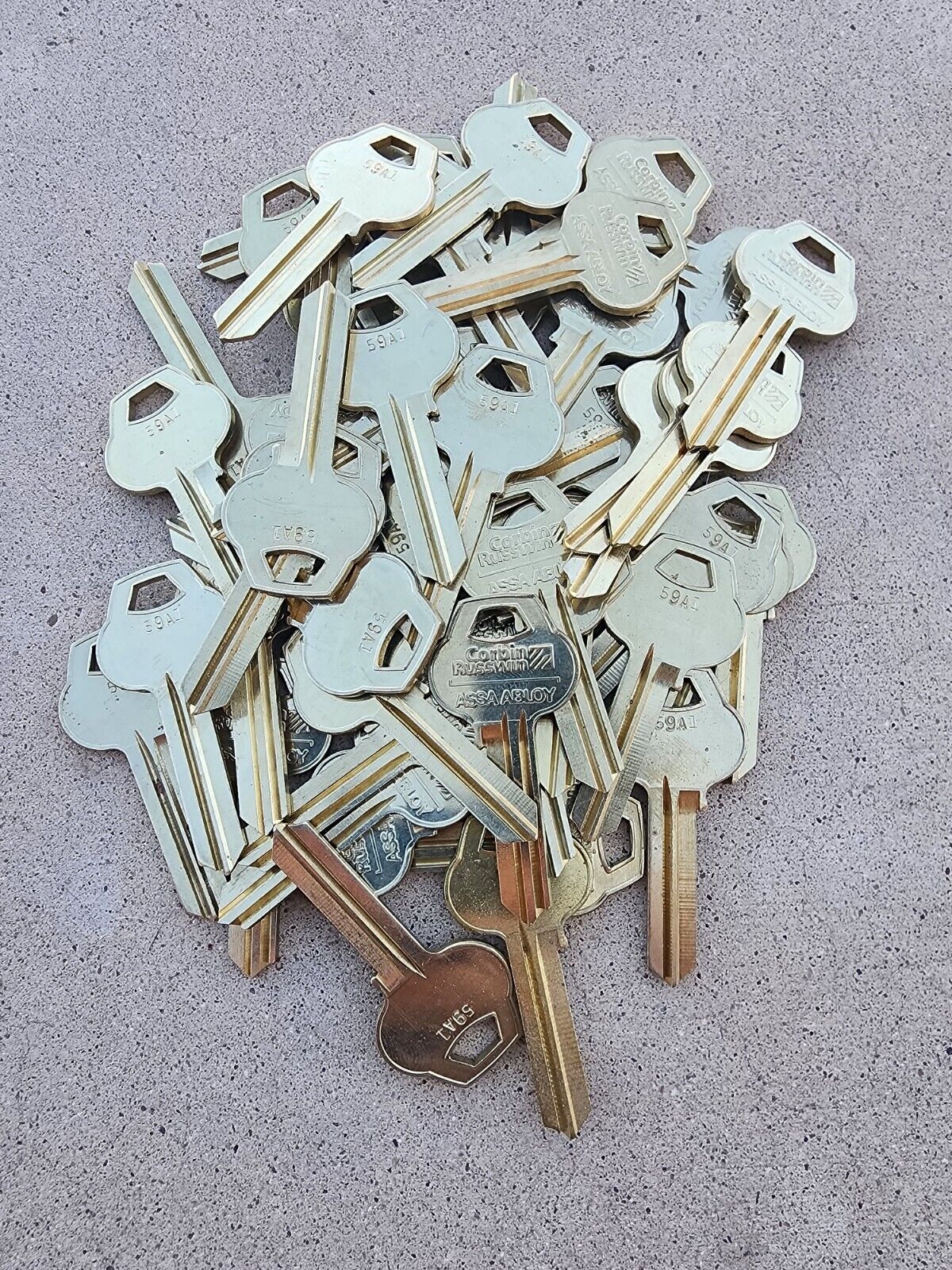 Corbin Russwin Key Blank 59A1 6 Pin Lot of 50 