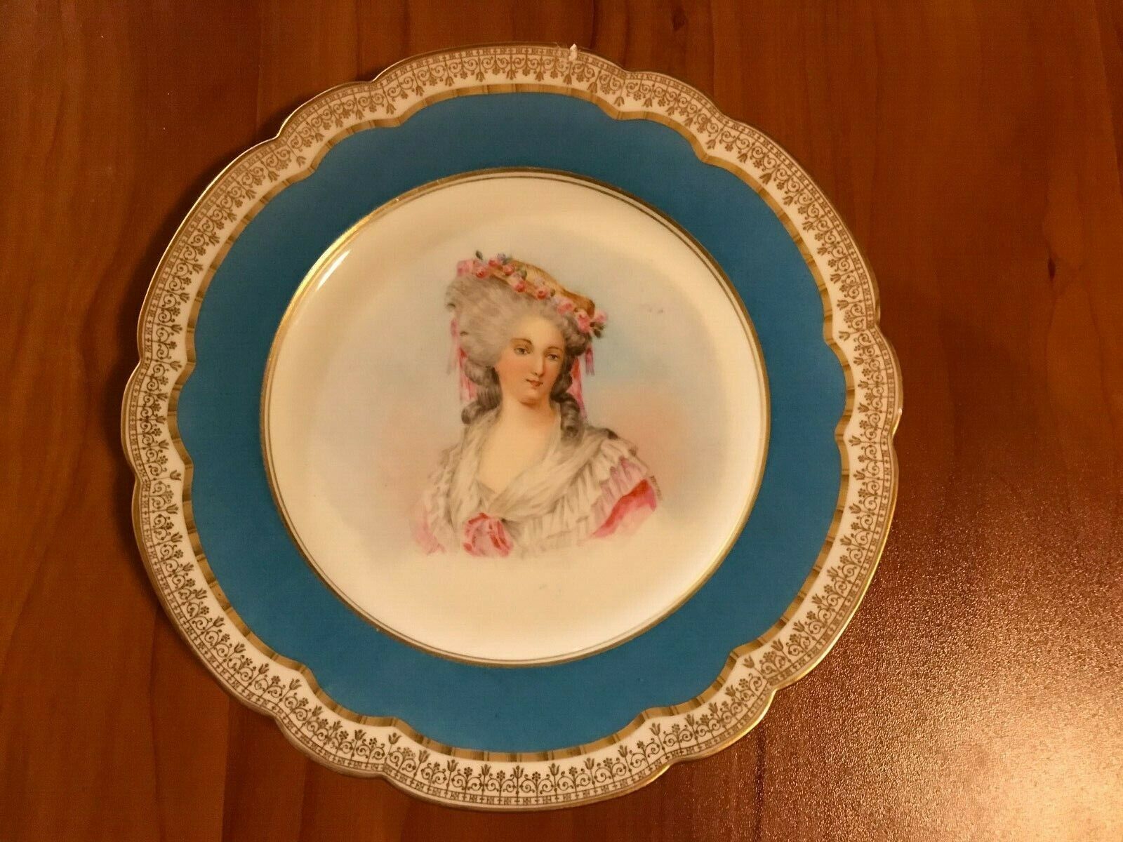 Vintage 18th Century M. Imp de Sevres Hand Painted Plate Signed. Please read
