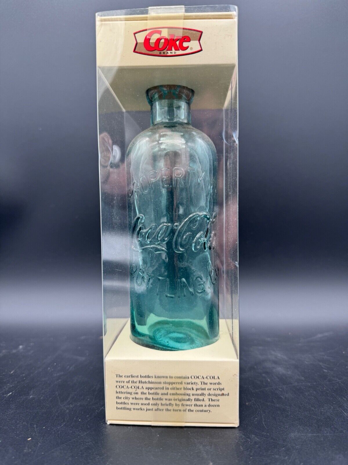 Coca Cola Coke Bottle Reproduced Replica Commemorative Bottle 1899 - Collectible