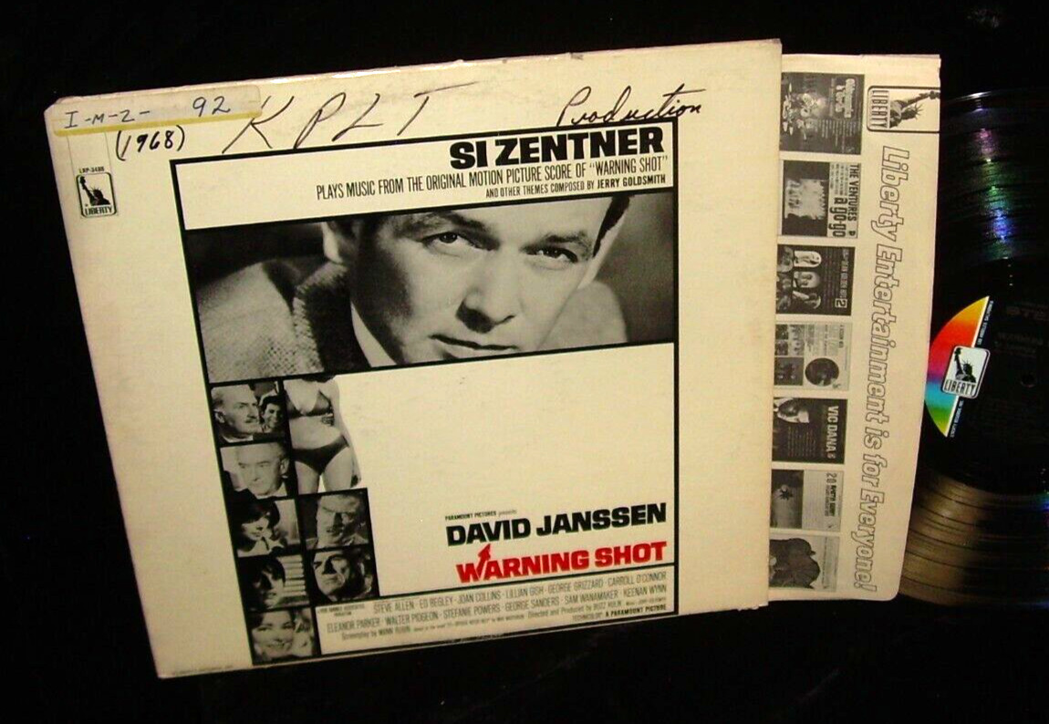 Si Zentner LP LIBERTY 7498 Warning Shot 1967