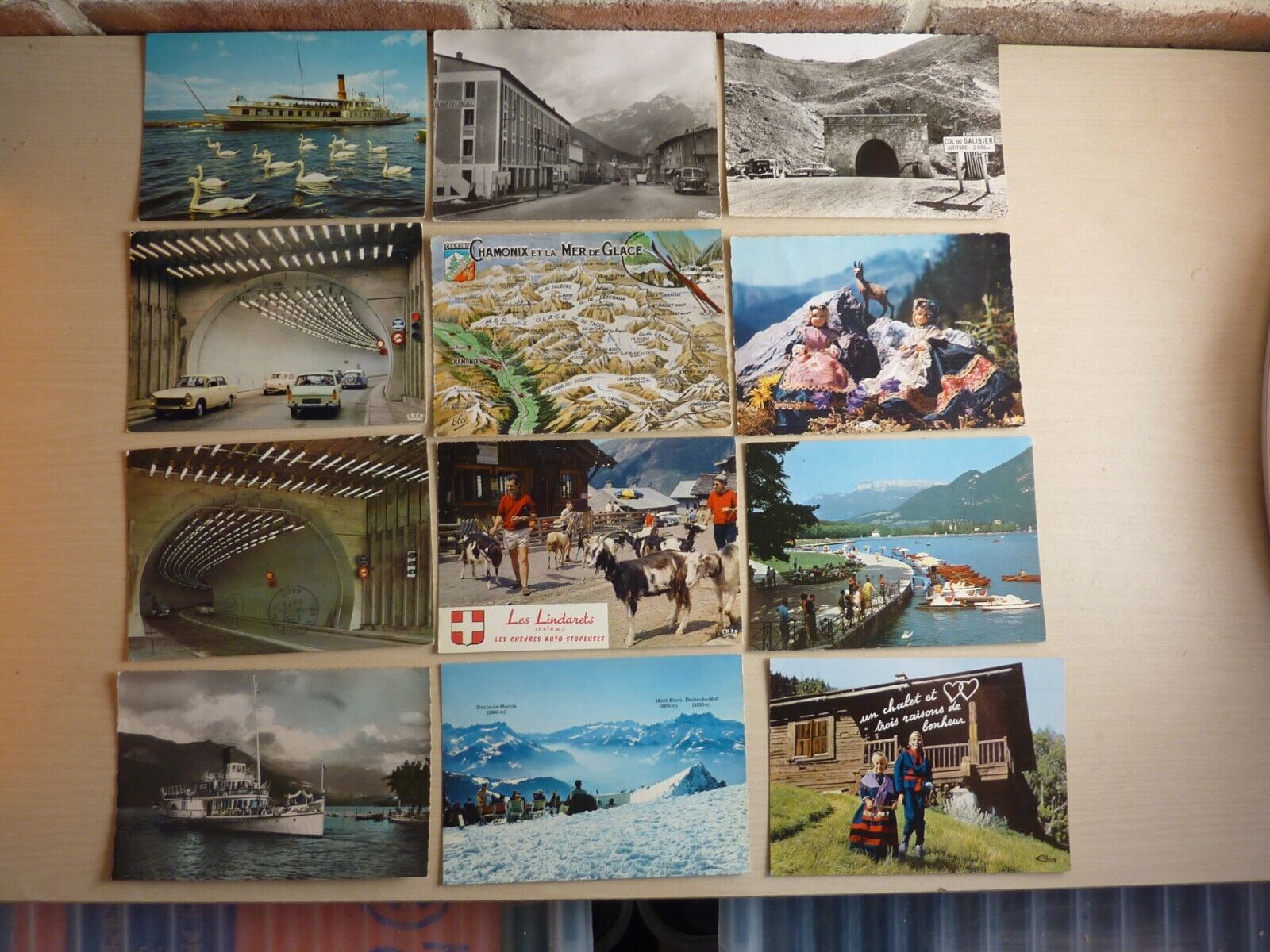 LOT OF 24 CPSM-CPM POSTCARDS THE FRENCH ALPS