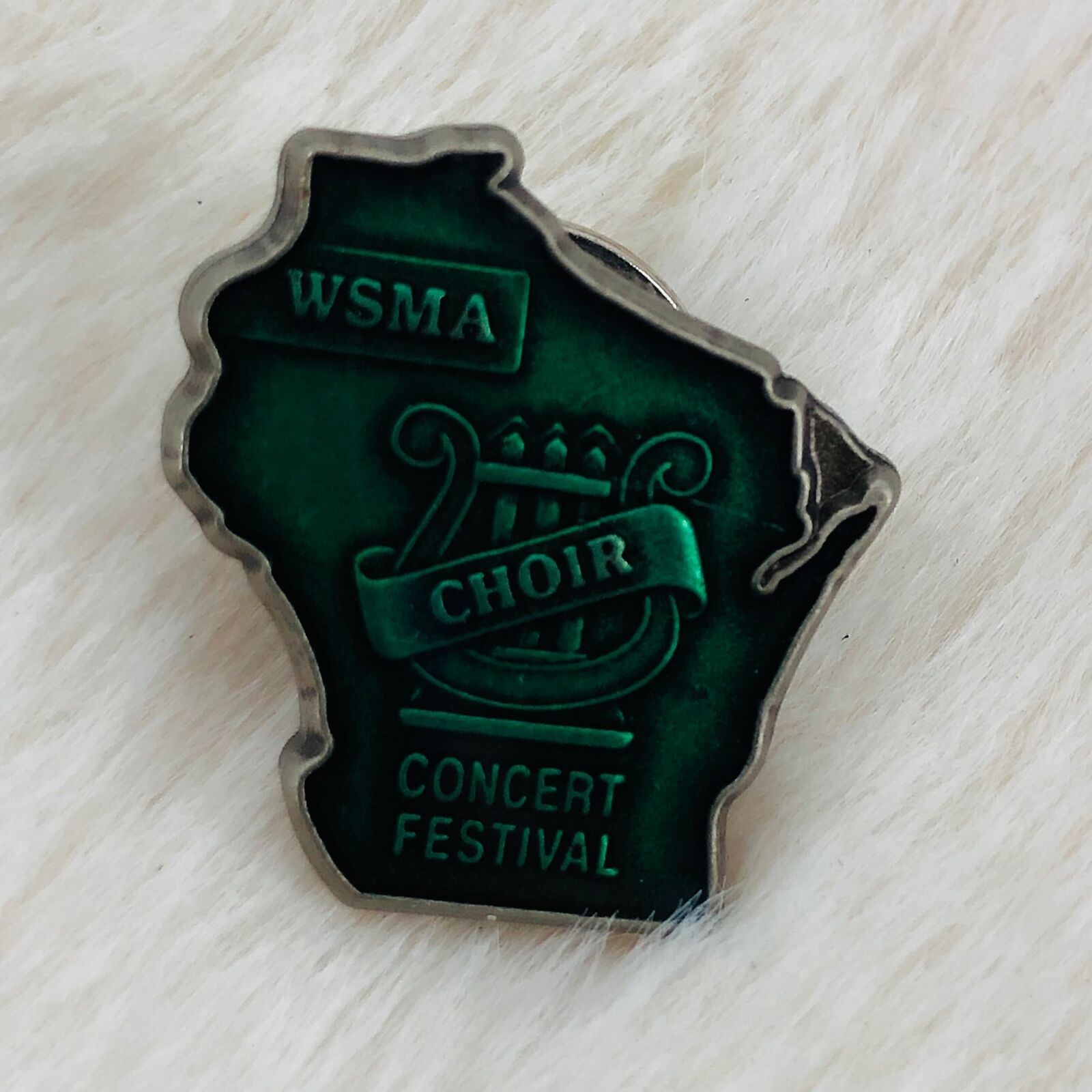 Wisconsin School Music Association WSMA Concert Festival Souvenir Lapel Pin