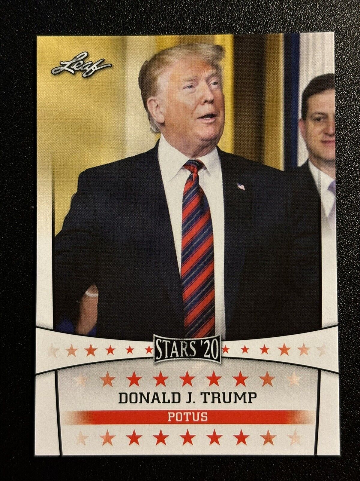 DONALD J. TRUMP 2020 THE 45th POTUS LEAF #06 MINT CARD
