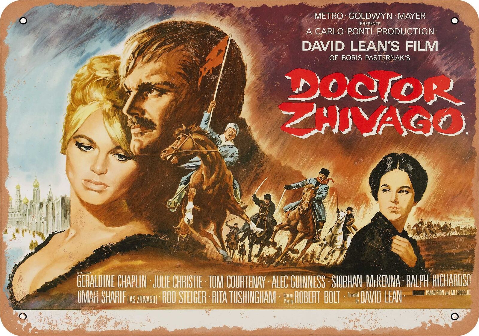 Metal Sign - Doctor Zhivago (1965) 1 - Vintage Look