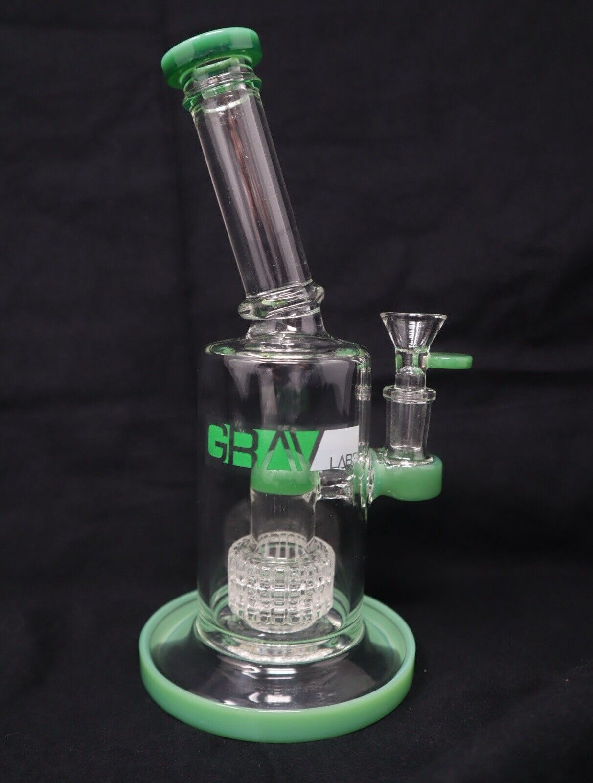 8” GRAV Labs Mint Thick Glass Water Pipe w/ Perc