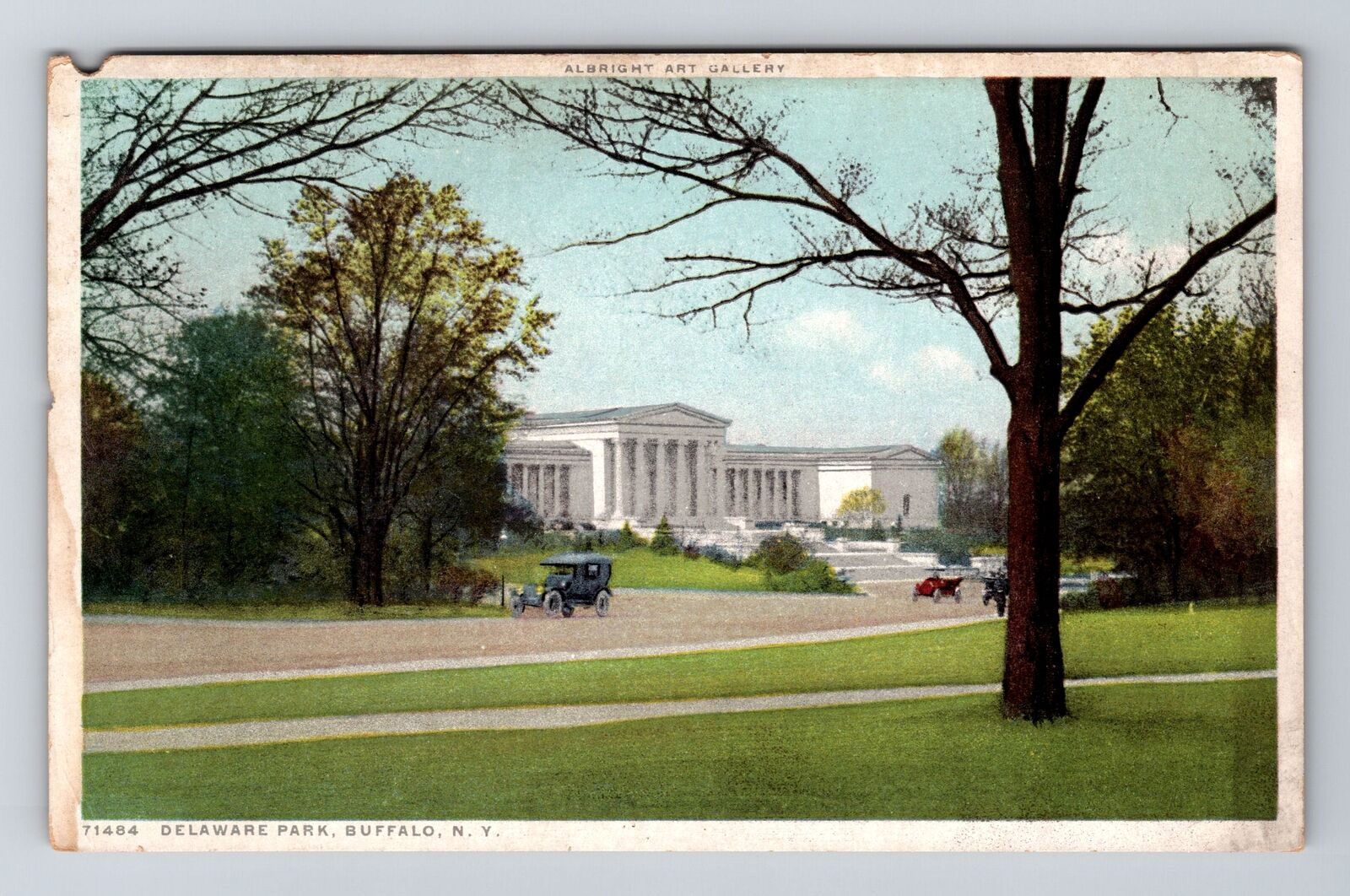 Buffalo NY-New York, Delaware Park Vintage Souvenir Postcard