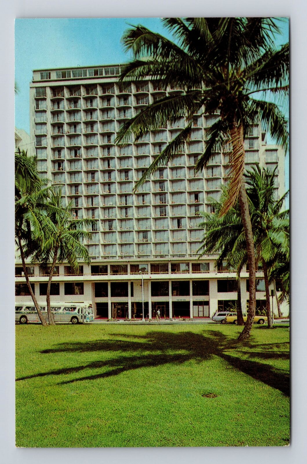 Waikiki HI-Hawaii, Outrigger East Hotel, Advertisement, Vintage Postcard