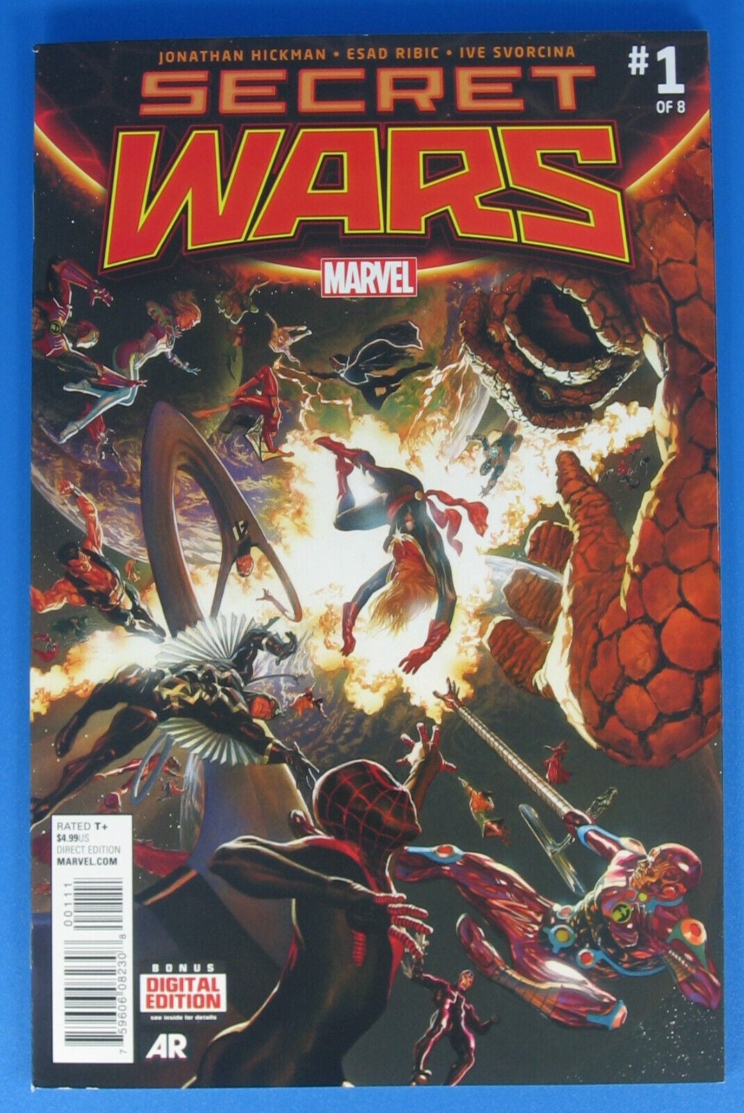 Marvel Secret Wars #1 Comic Book 2015 Dr. Doom Movie Alex Ross Variant Cover