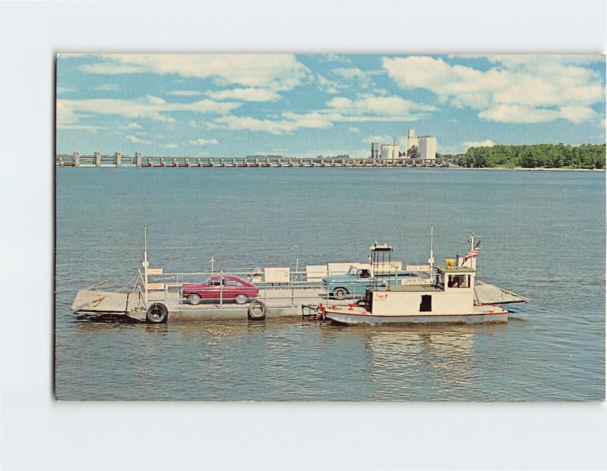 Postcard Canton Ferry Canton Missouri USA