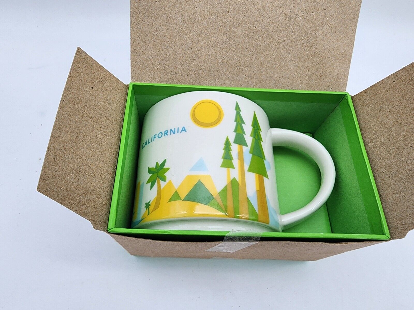 Starbucks You Are Here Series CALIFORNIA 14 oz Coffee Mug New In Box