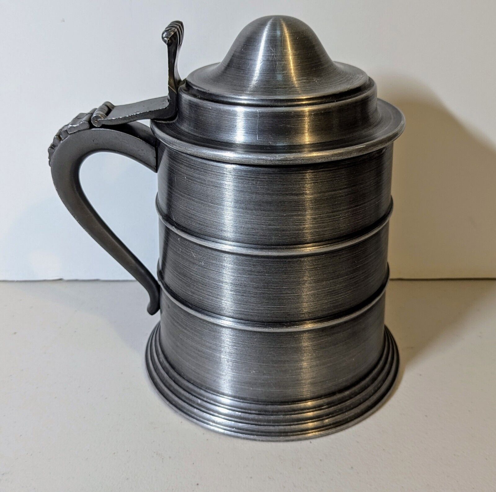Vintage Seymour Mann 1967 Pewtertone Mug Ice Bucket Tankard Stein Made in Italy