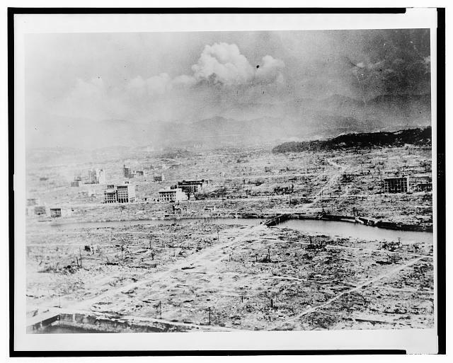 Hiroshima after the bomb,devastation,1945,Japan,War Damage,WWII,World War II