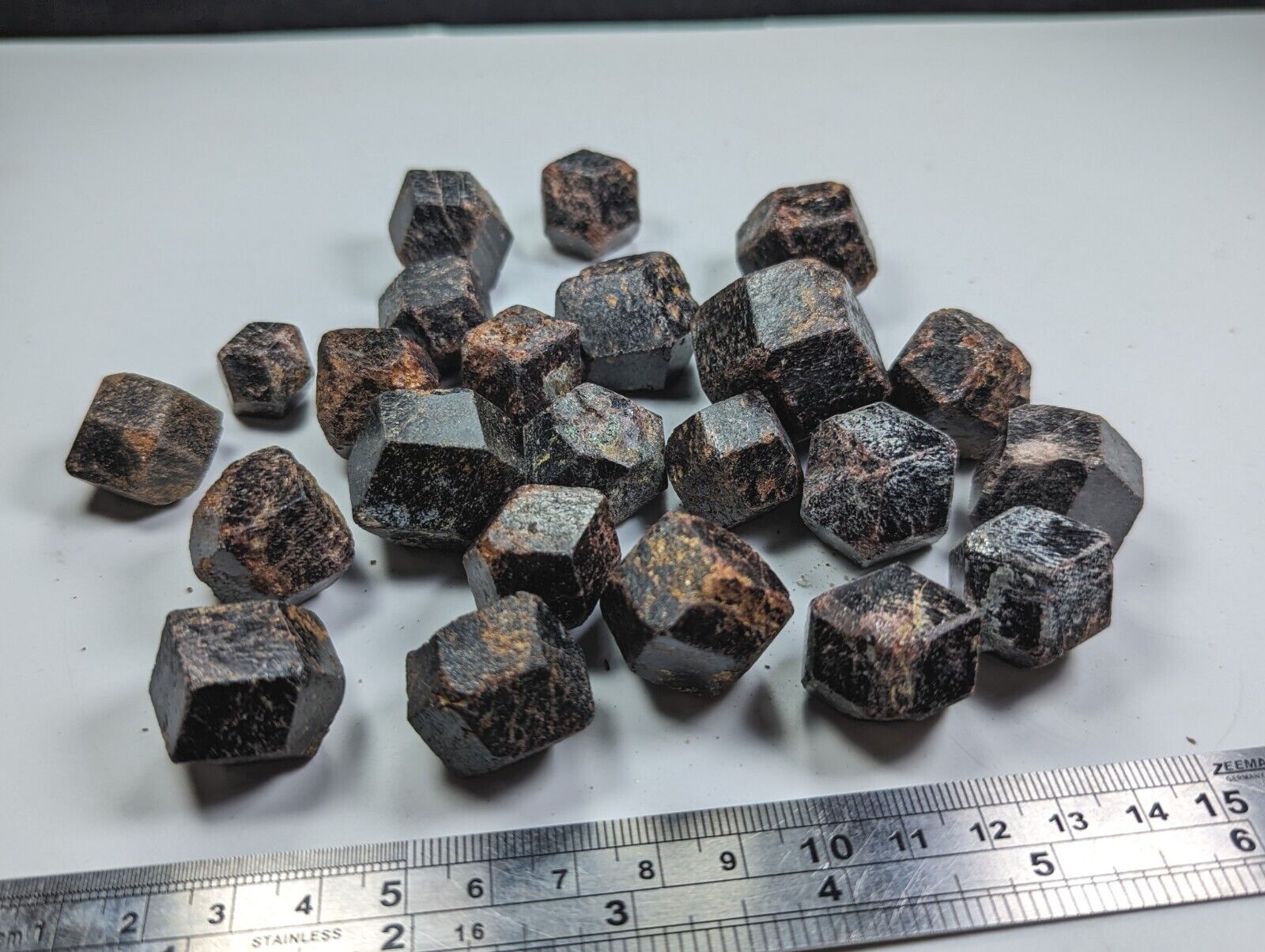 500grams Almandine Garnet Crystals From Afghanistan.