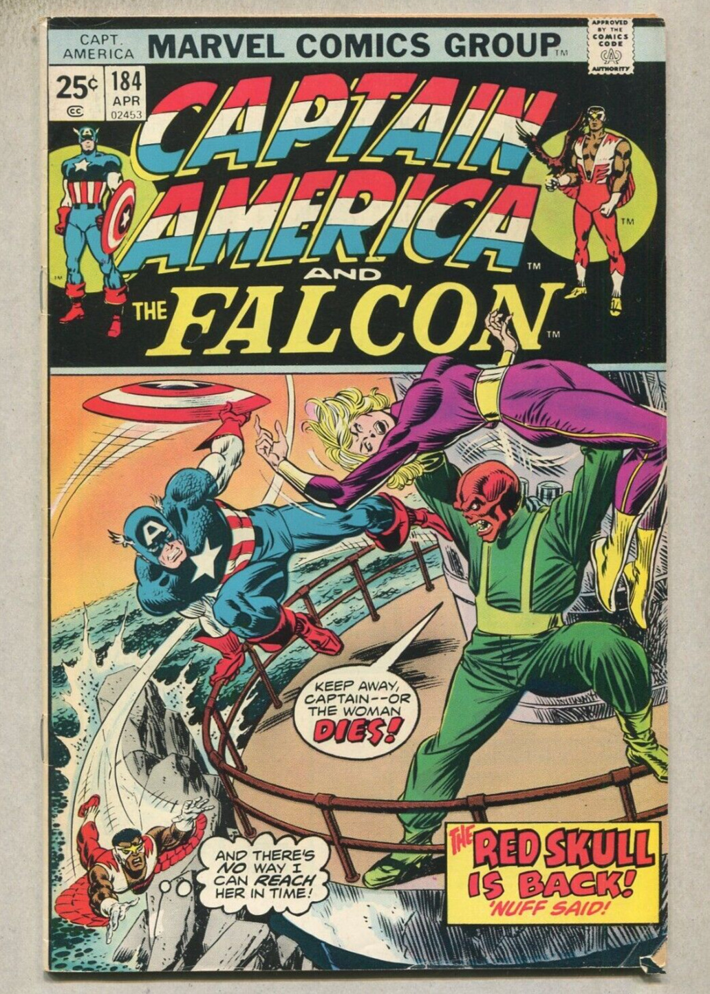 Captain America And Falcon 3184 VG/FN Red Skull Is Back  Marvel  Comics SA