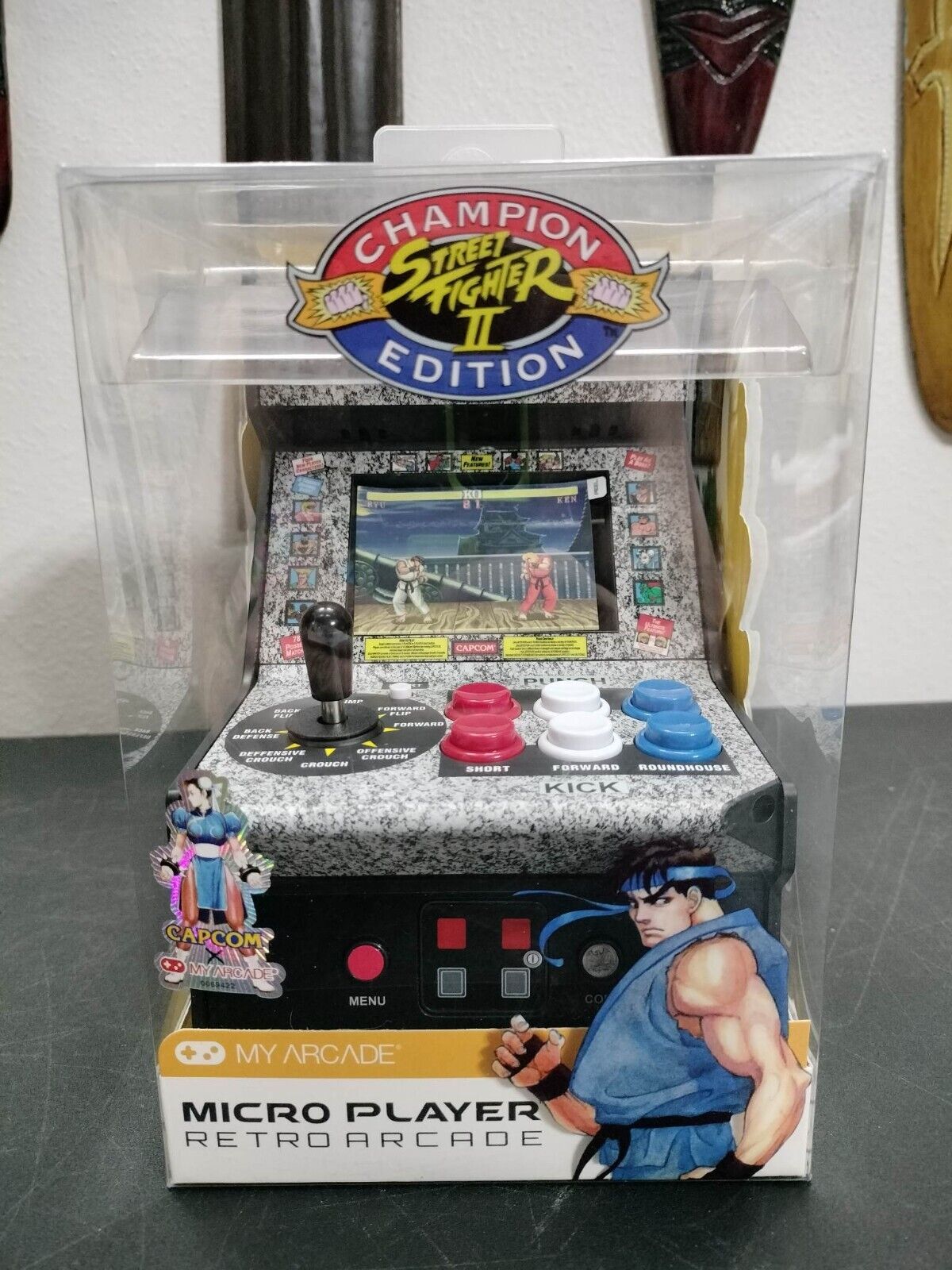 STREET FIGHTER II Champion Edition Micro Player Mini Retro Arcade by My Arcade