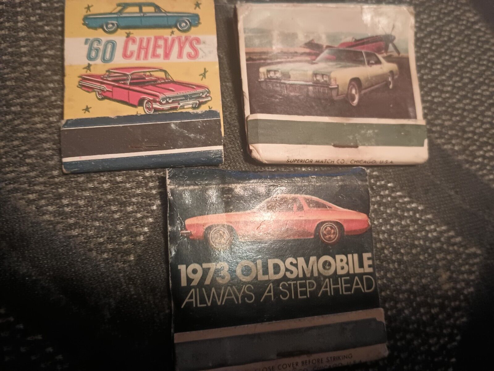 Vintage Matchbooks: Car Theme