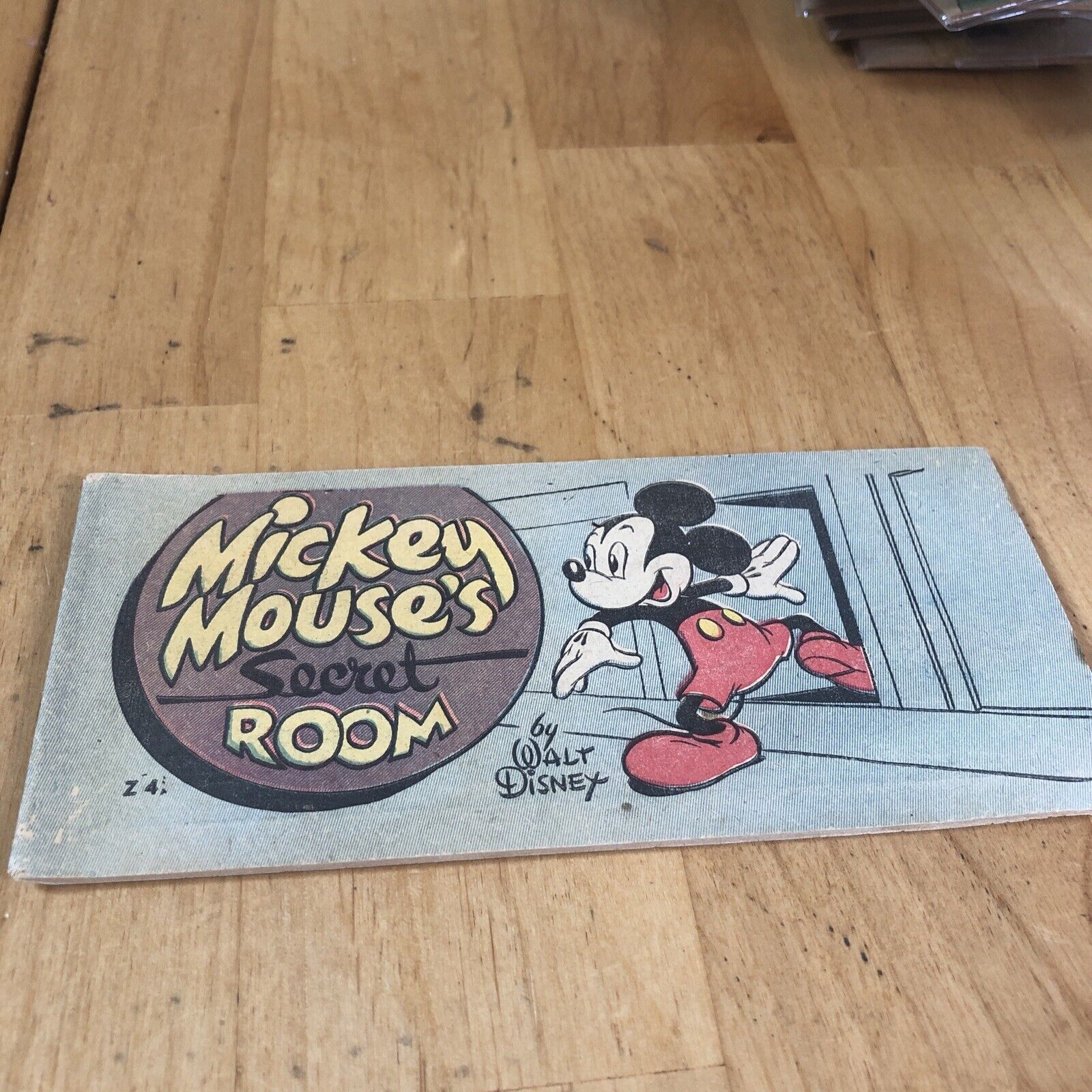 CHEERIOS 1947 CEREAL PREMIUM MINI GIVEAWAY PROMO Z-4 Mickey Mouse’s Secret Room