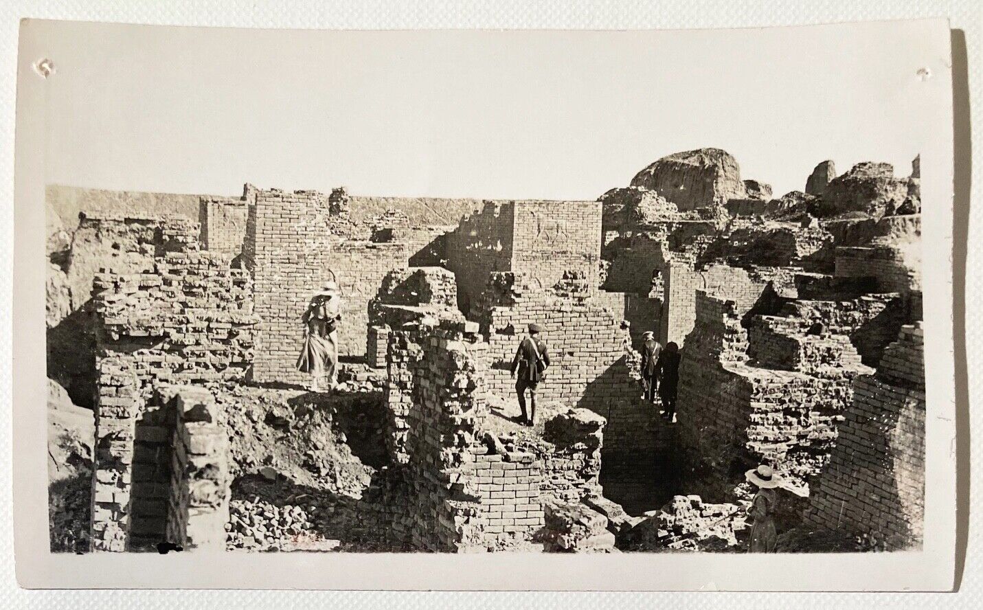 • Vintage 1920\'s REAL PHOTO • RUINS OF ANCIENT BABYLON • IRAQ • Rare •