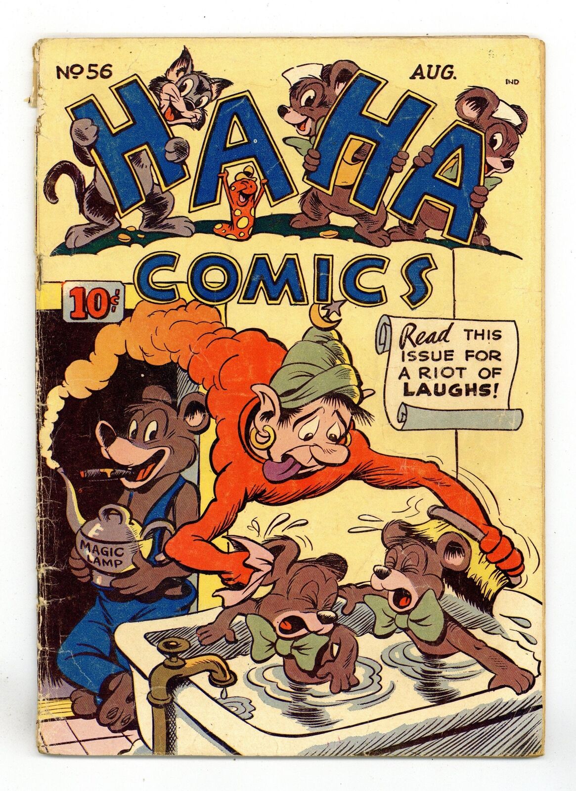Ha Ha Comics #56 GD 2.0 1948 Low Grade