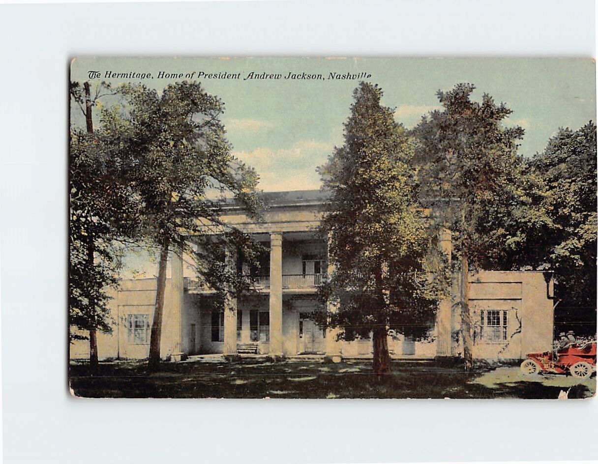 Postcard The  Hermitage Home of President Andrew Jackson Nashville Tennessee USA