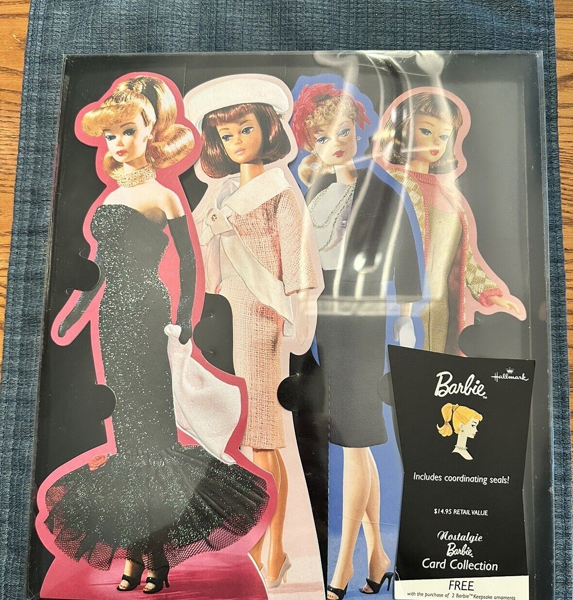 Hallmark Nostalgic Barbie Greeting Card Collection w/ envelopes 2003 NIB NRFB 