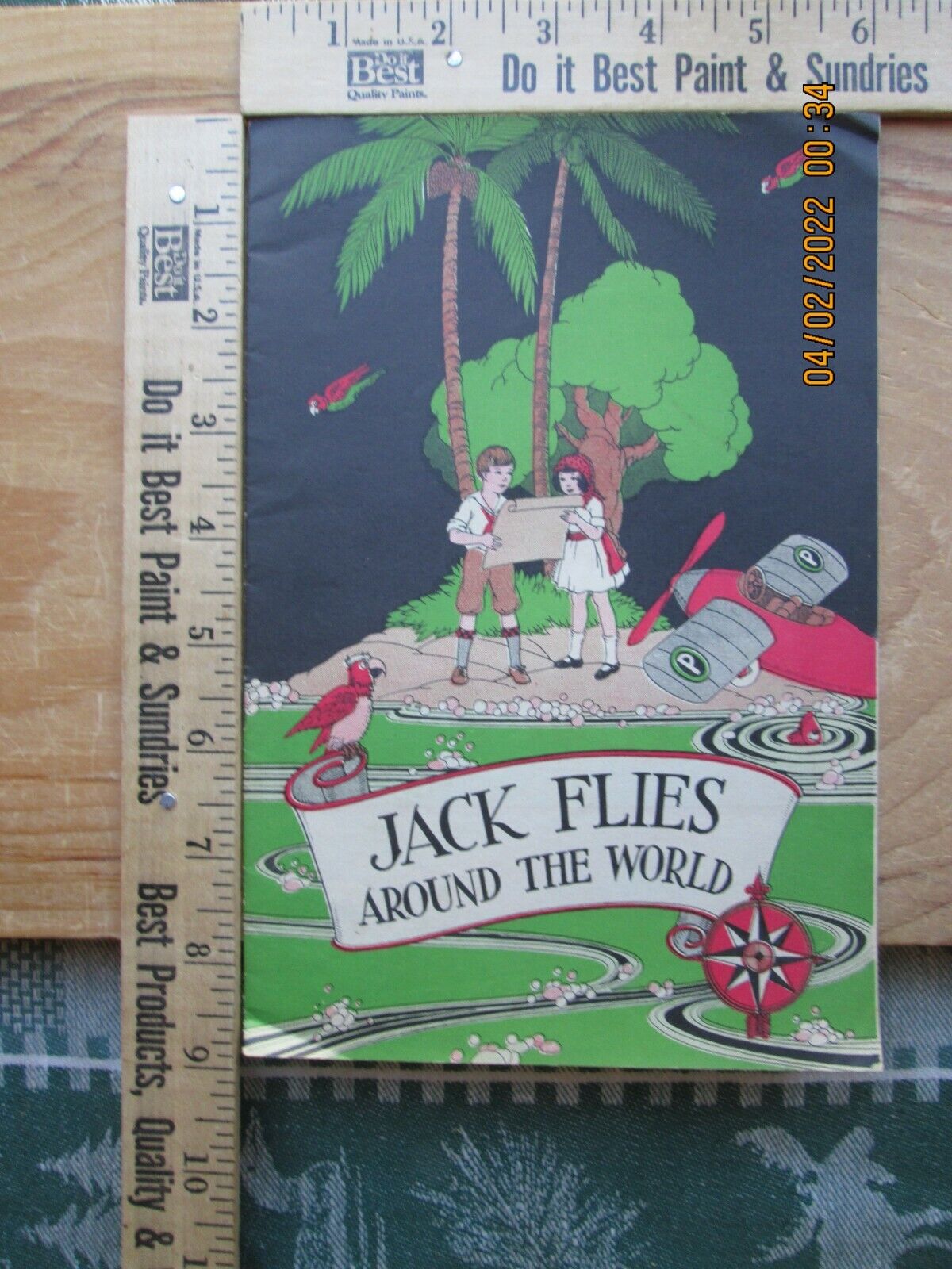 jack flies around the world palmolive soap 1927 brochure booklet