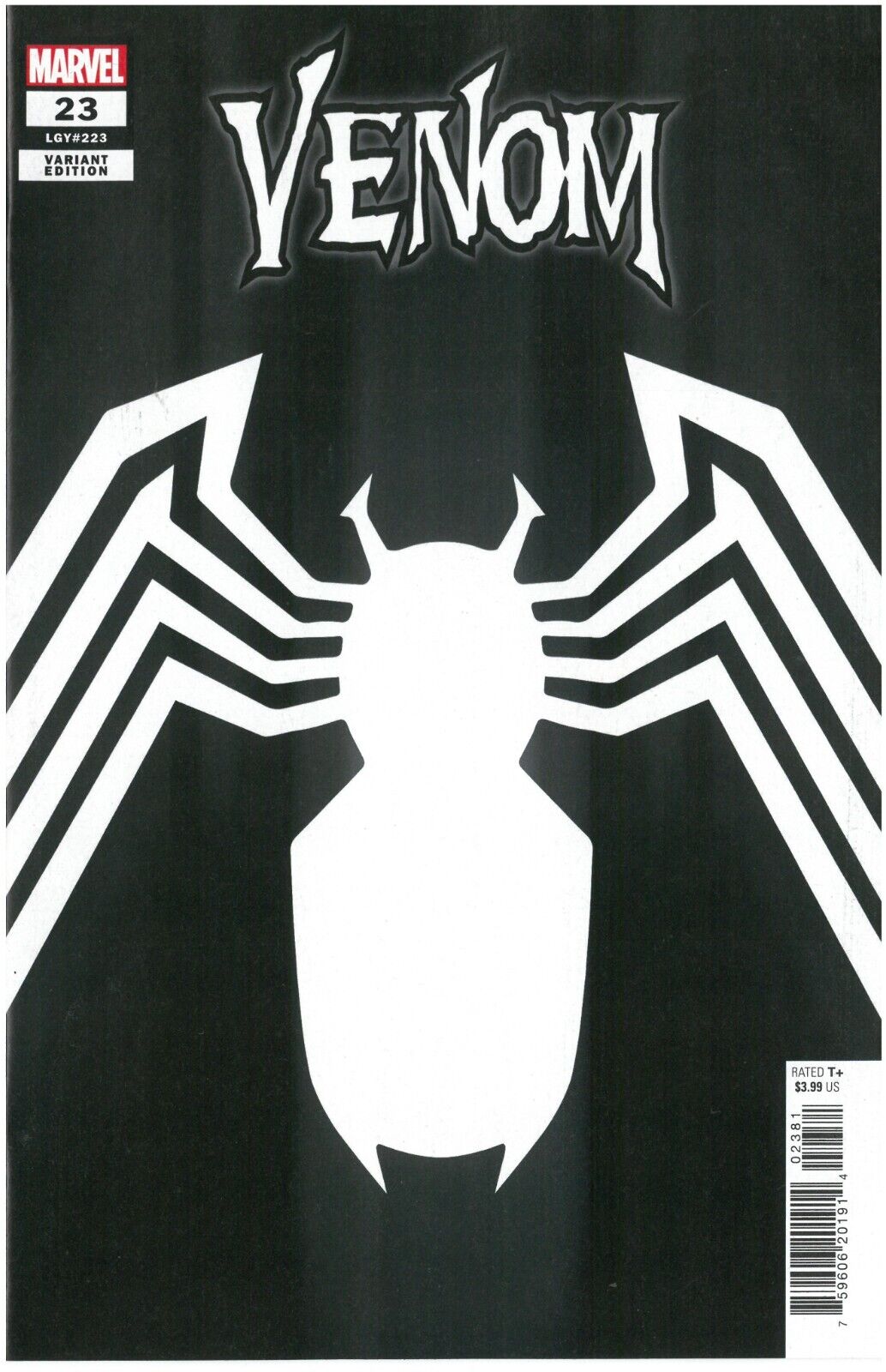 VENOM #23 (INSIGNIA VARIANT)(1ST APPEARANCE OF A NEW SYMBIOTE) ~ Marvel