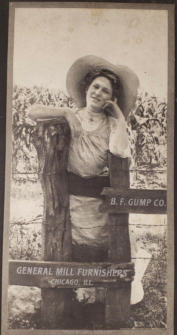 RARE Antique 1905 Millers Daughter Calendar Woodward Tiernan Printing B.F. Gump 