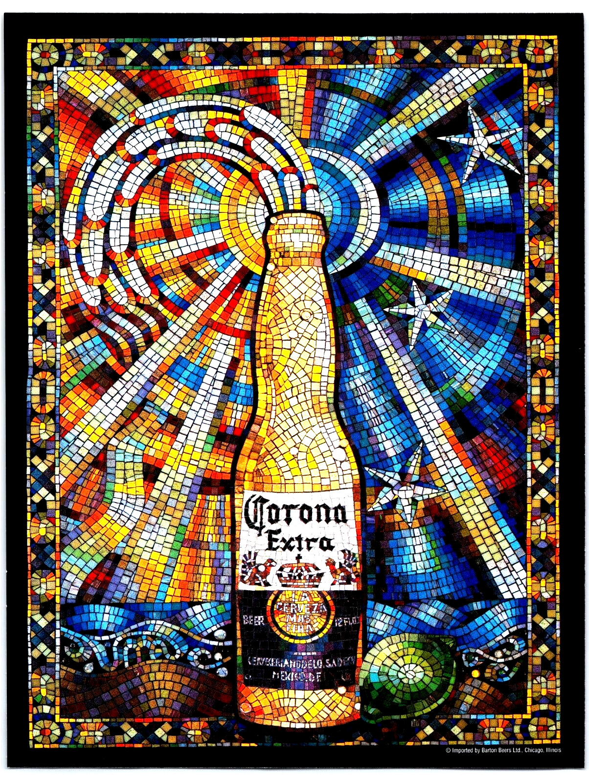 Vintage 1998 color print ad CORONA EXTRA beer