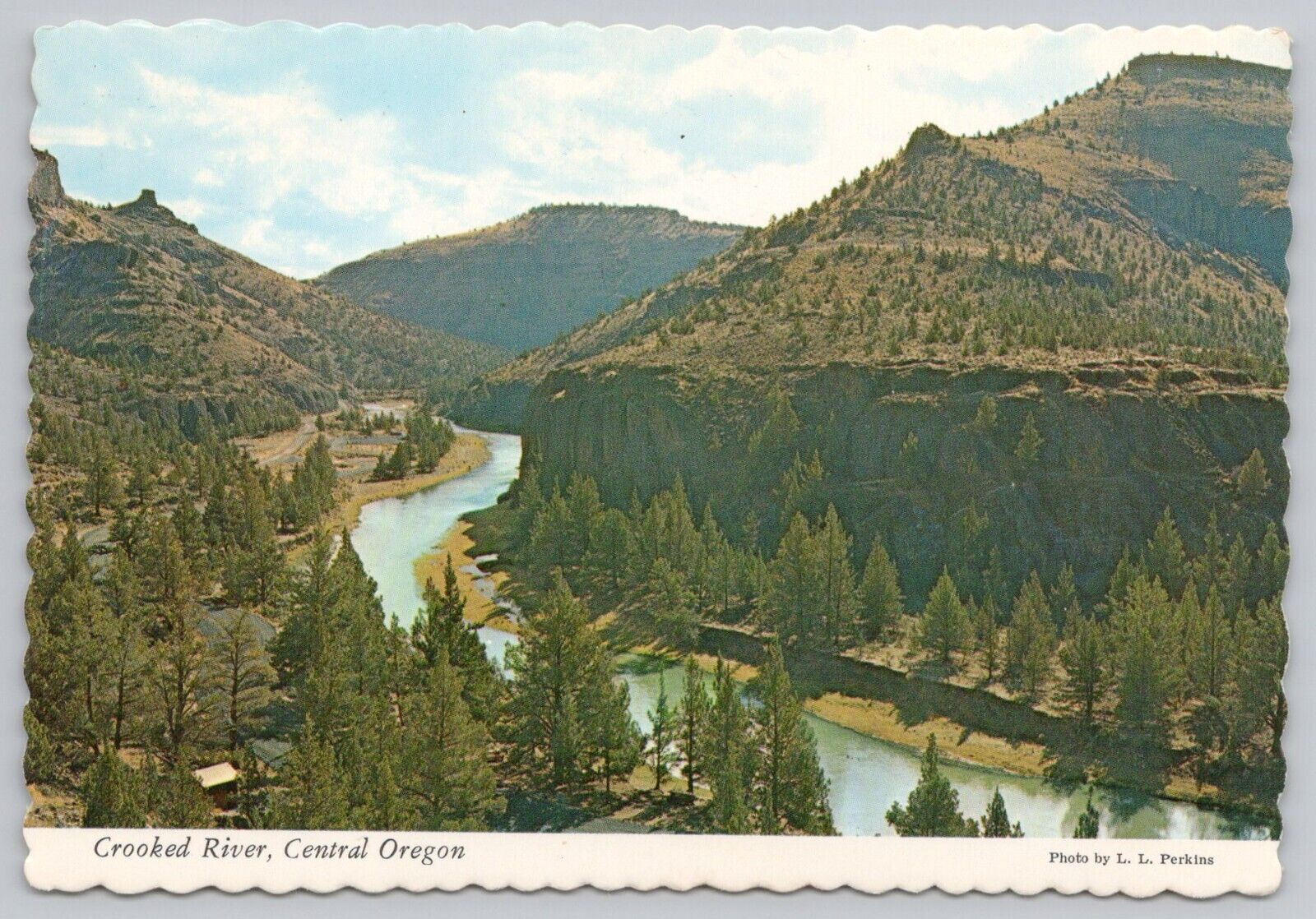 Postcard Crooked River Central Oregon